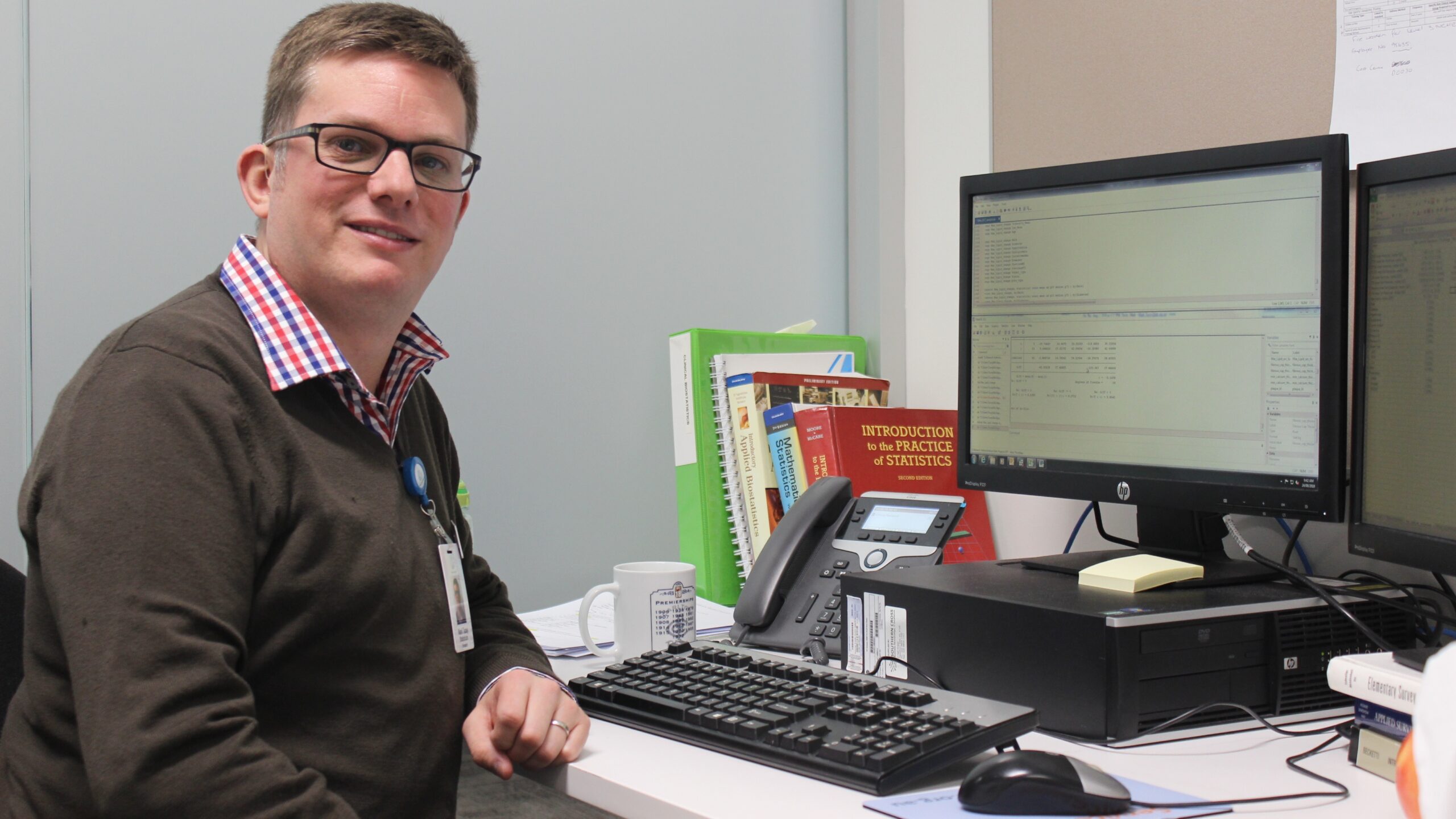 Mark Tacey, Biostatistician returns to Northern