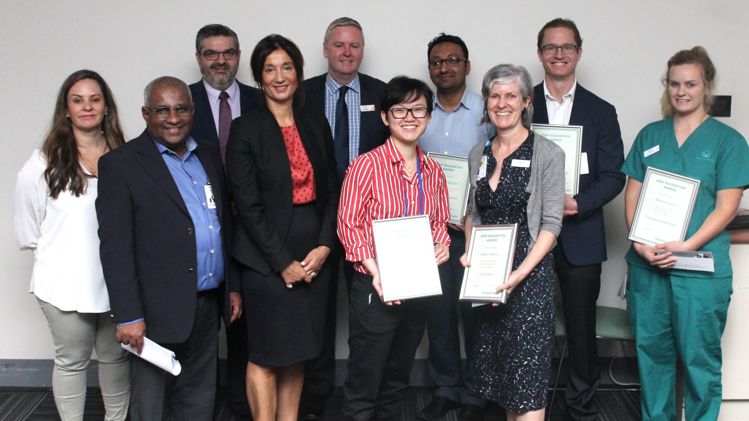 First Staff Recognition Awards