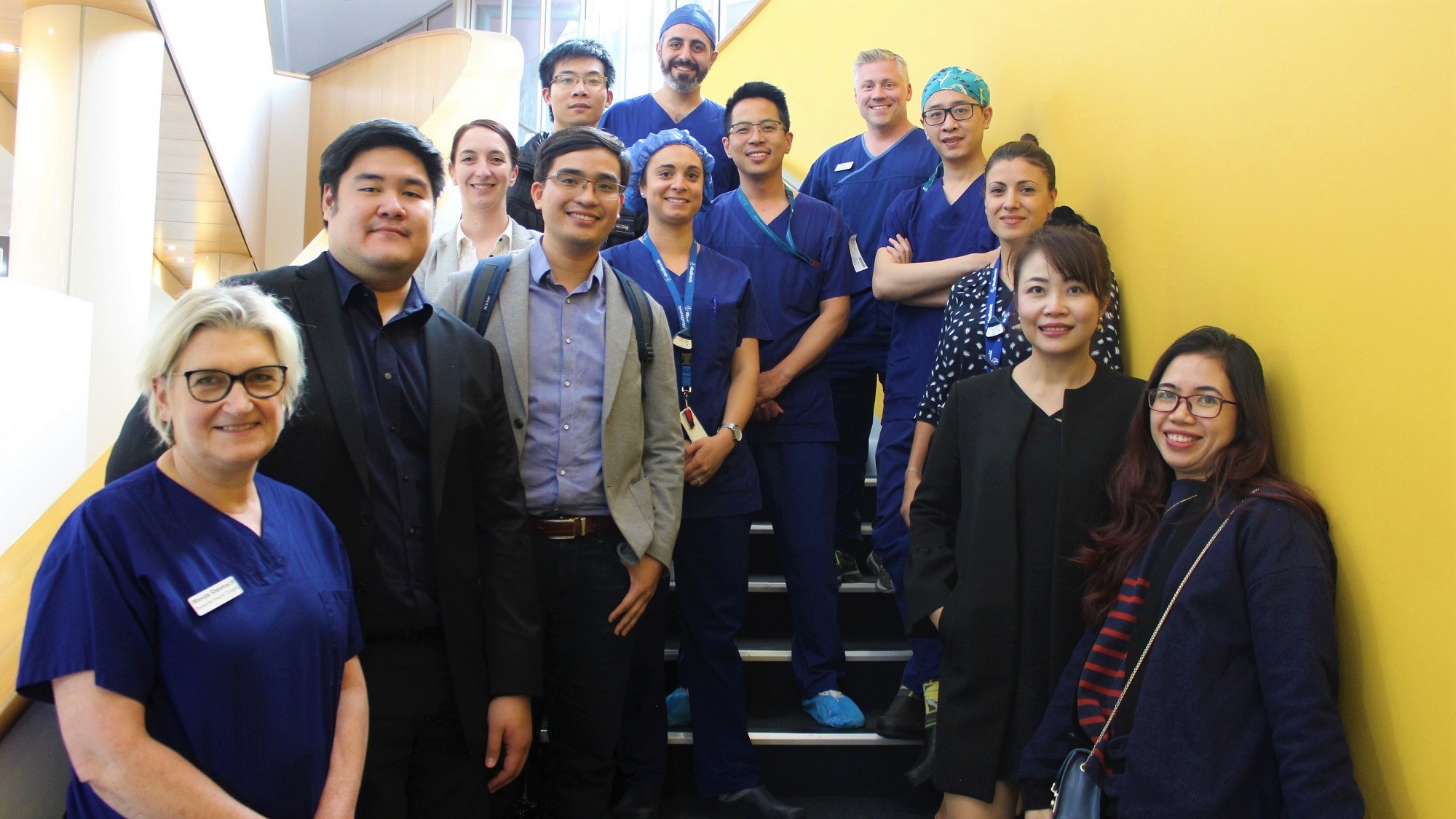 Exchanging Experiences: Surgeons visit from Asia