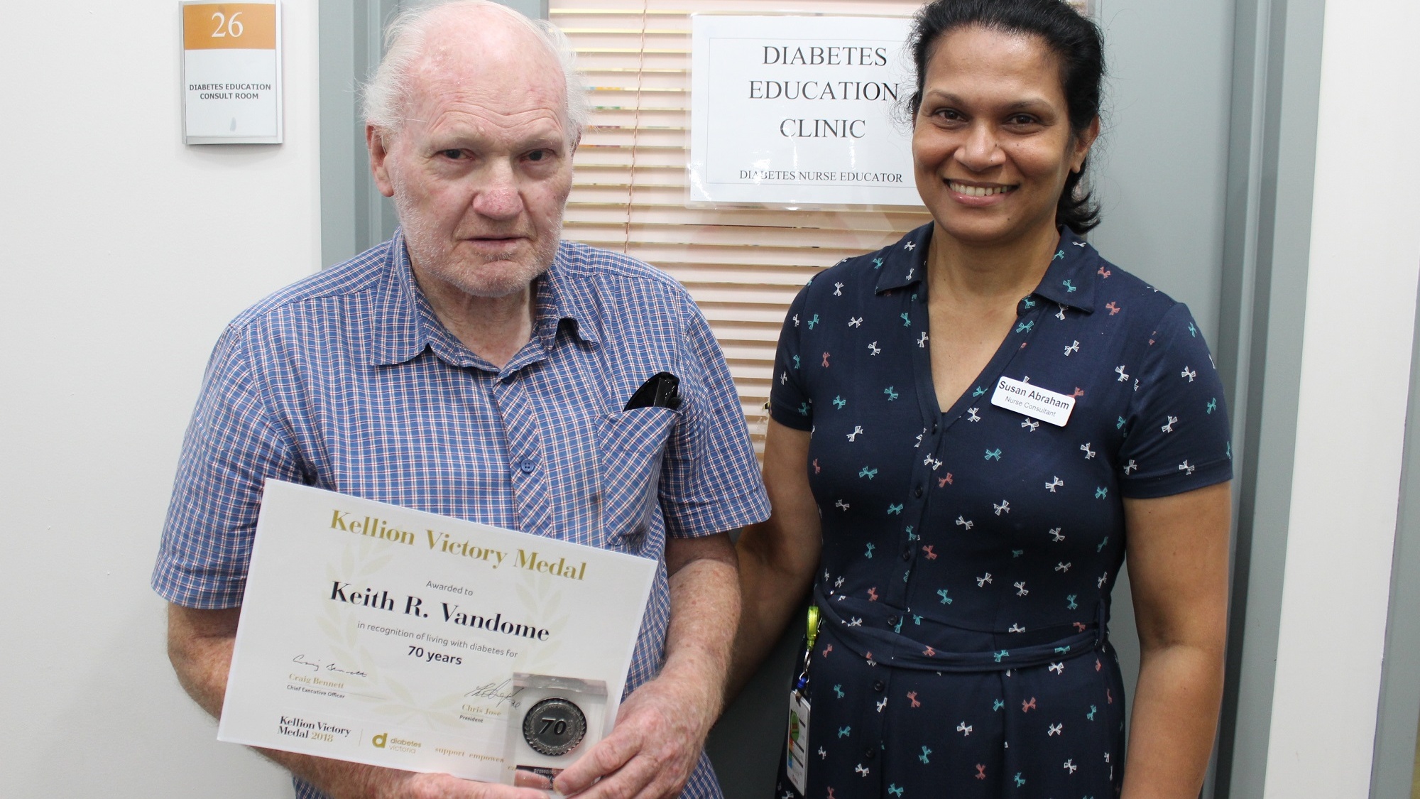 Living with diabetes for 70 years