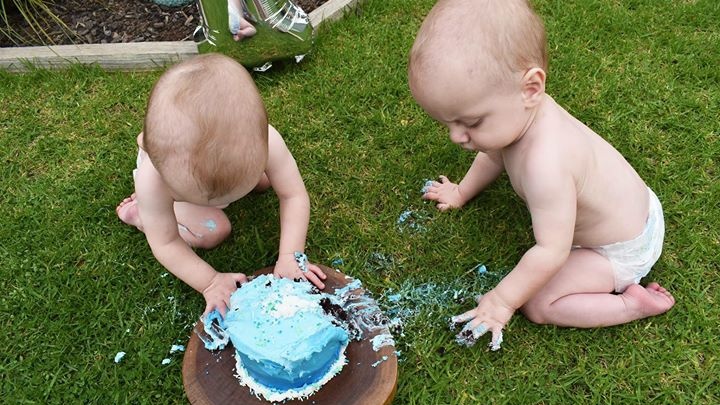 Twins, Liam and Logan: One year on