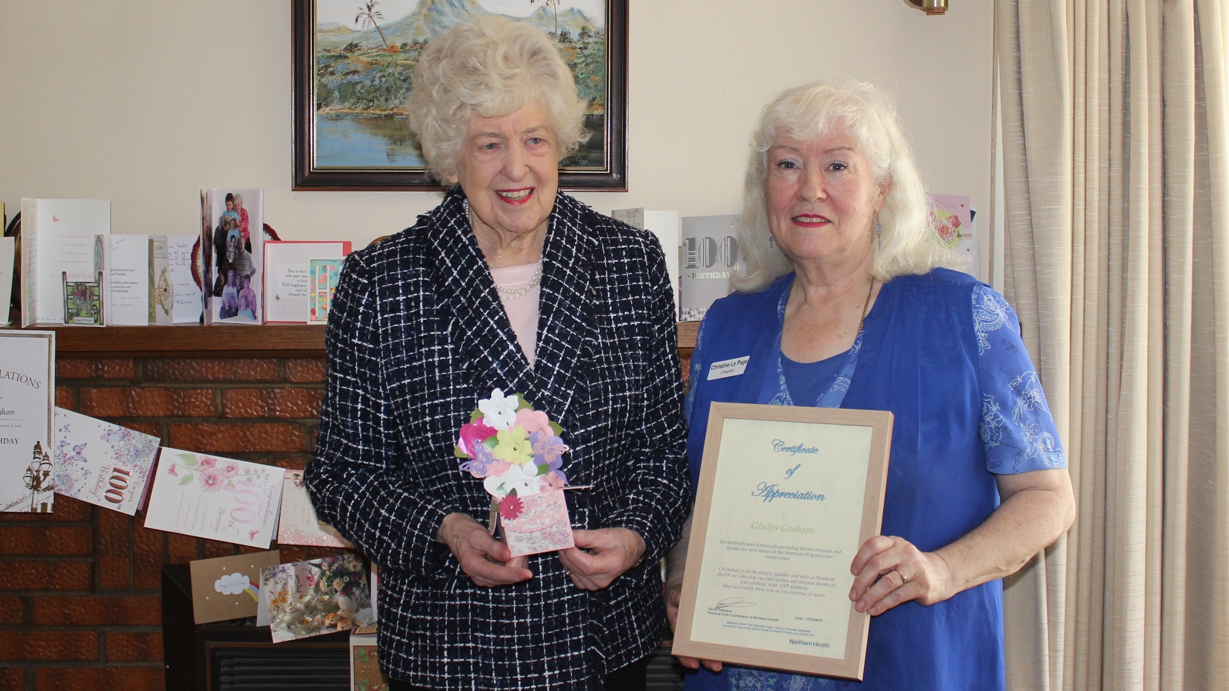 Gladys turns 100