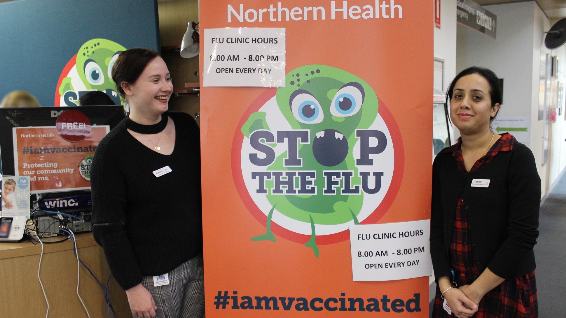 Flu clinic smashing records