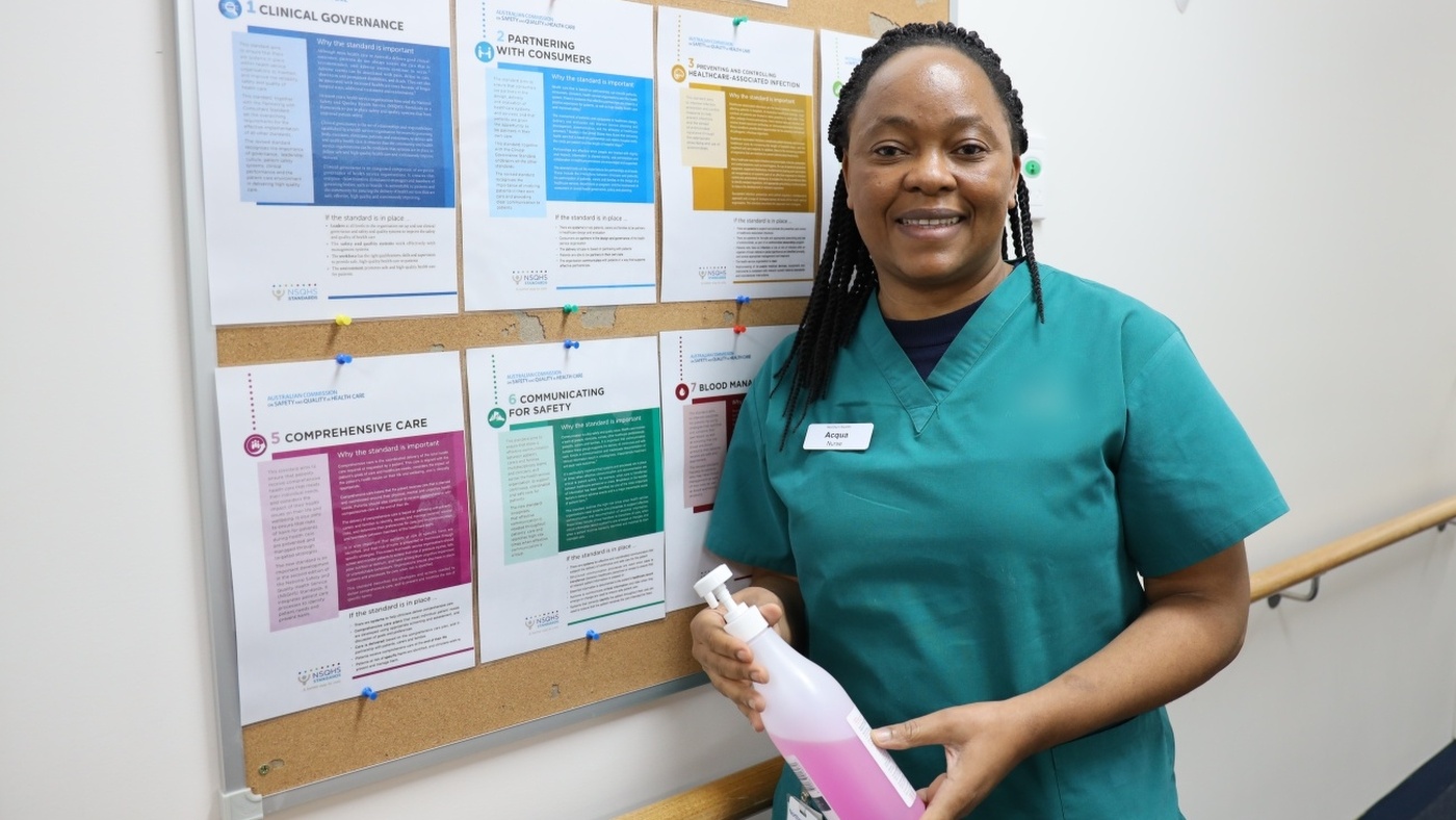 Hand hygiene boosted to 96% on Ward 3