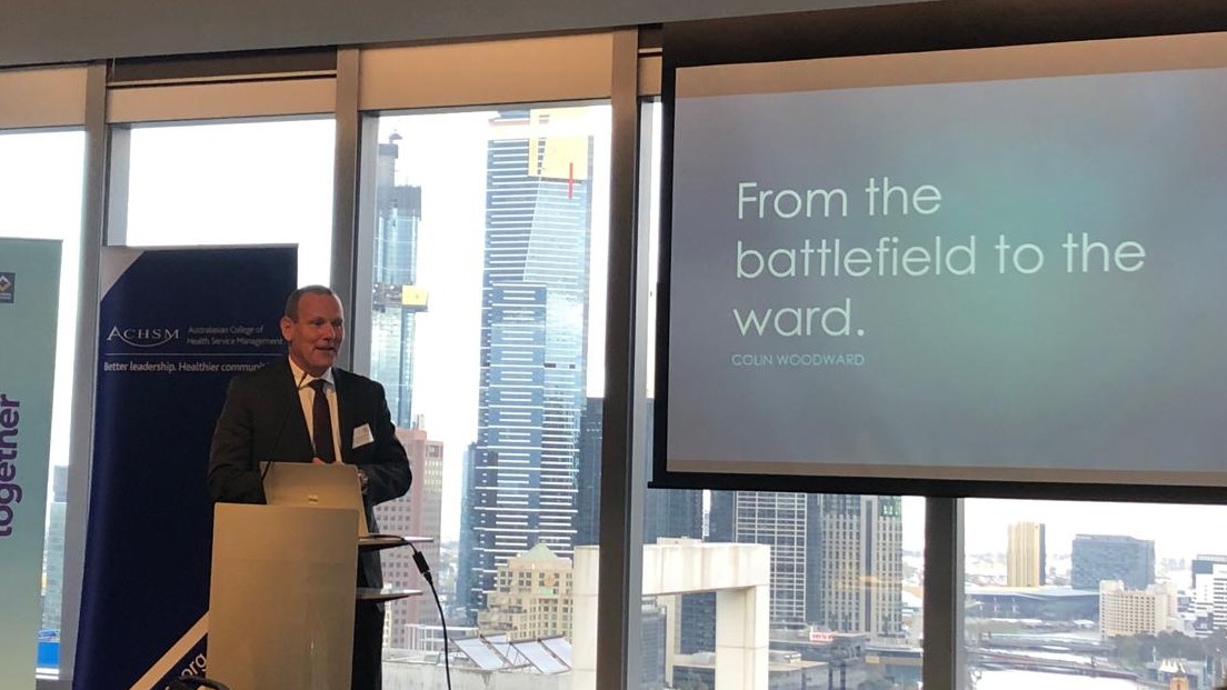 Colin Woodward: From the battlefield to the ward