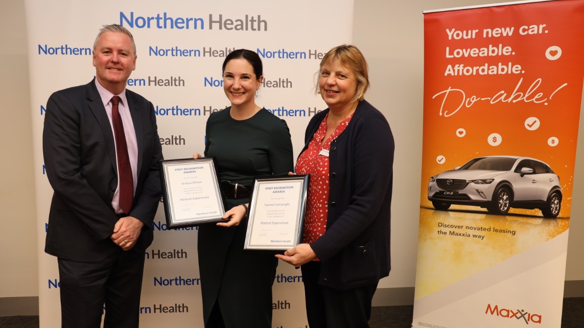 Exemplary patient experience: Yvonne Cartwright and Andrea Wilson