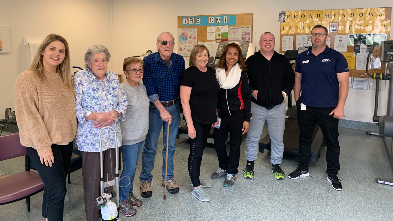 New pulmonary rehab group at Broadmeadows Hospital
