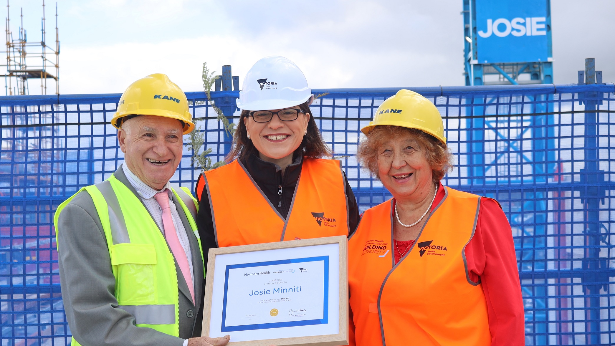 Minister for Health hosts topping out ceremony for Stage 2 Northern Hospital Expansion