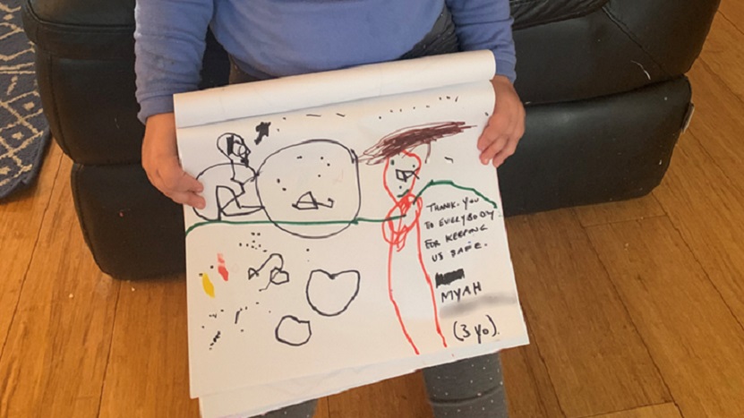 Community kids share the love