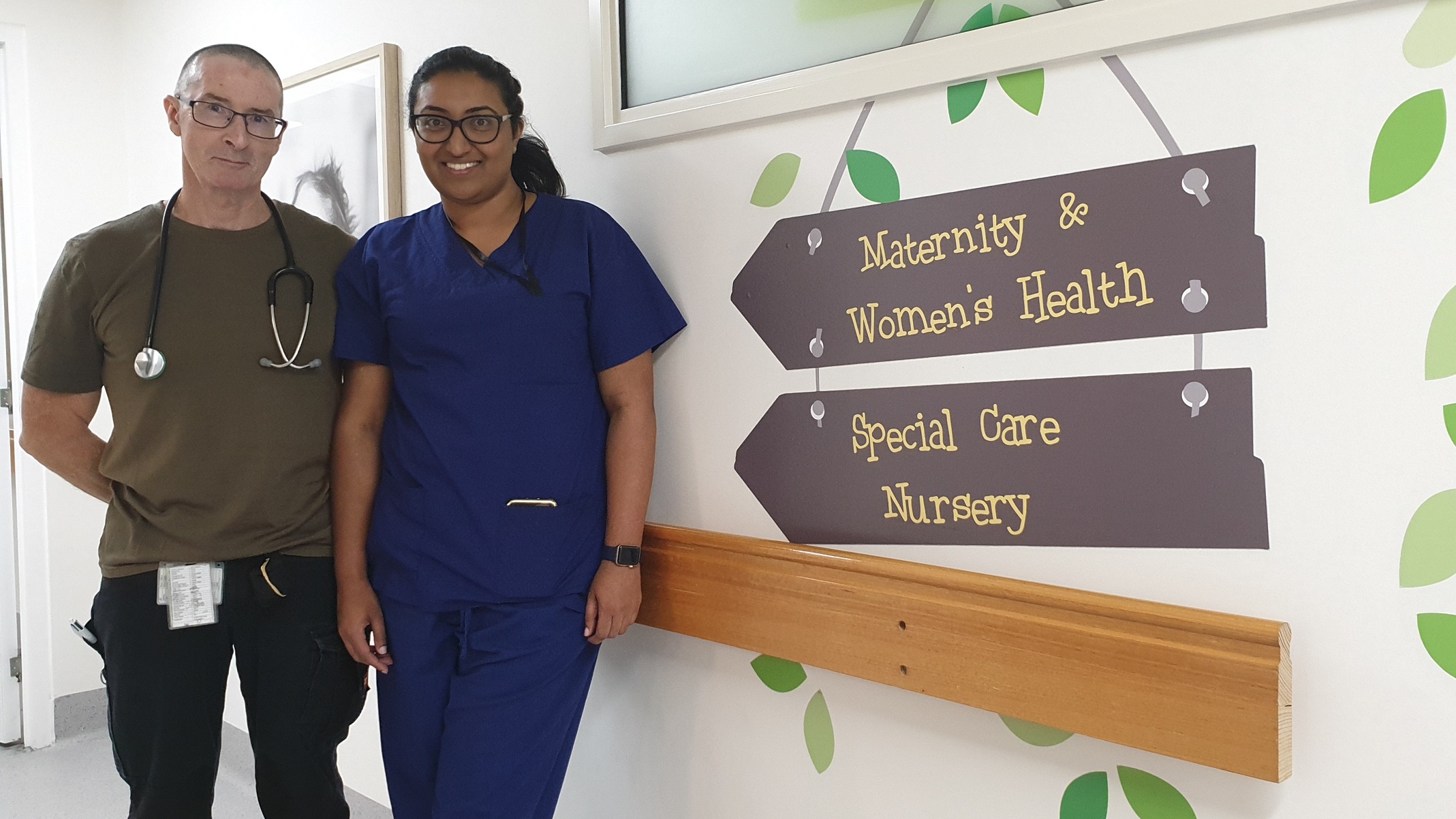 Gary Lloyd, our only male midwife retires