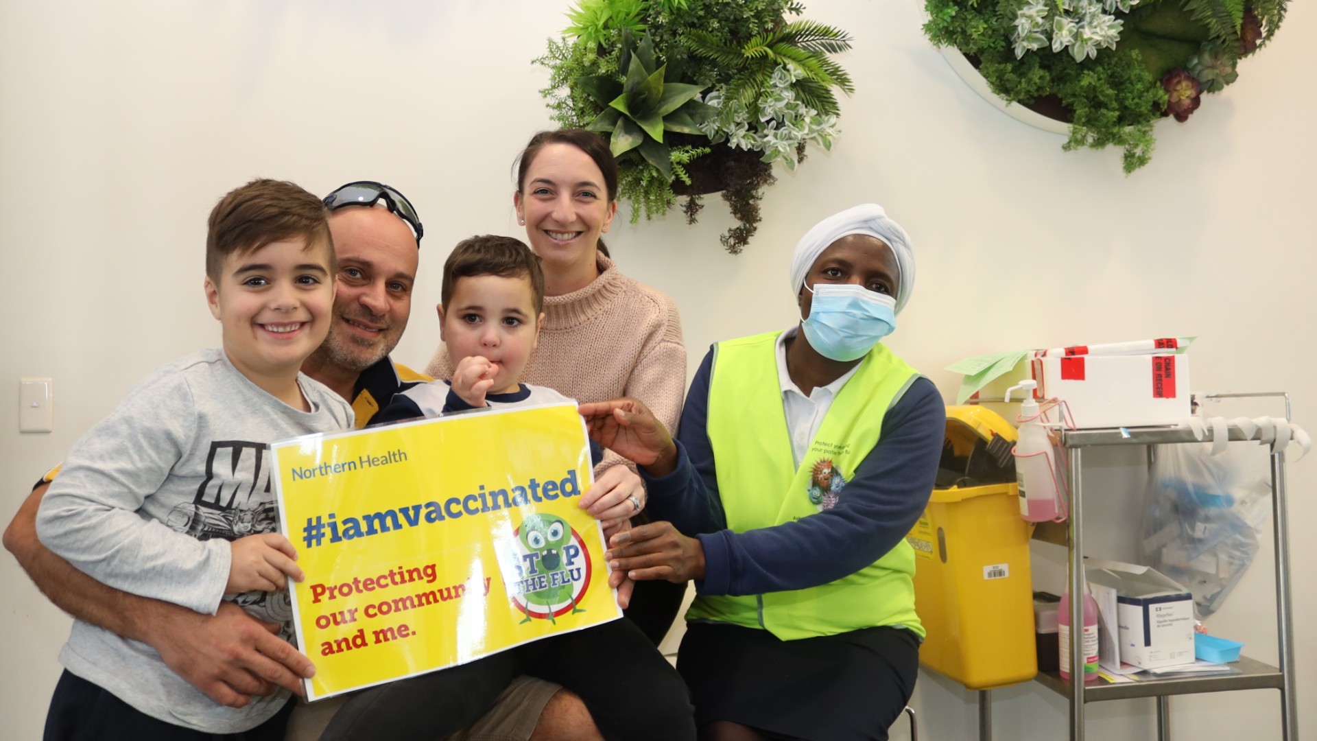 Family weekend for the flu shot