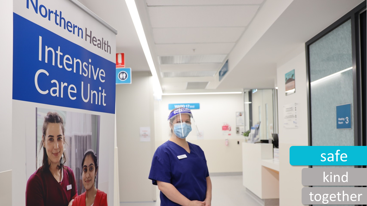 ICU looking after patients and each other