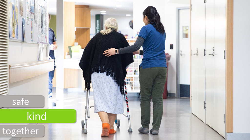 Treating everyone with kindness, respect and empathy