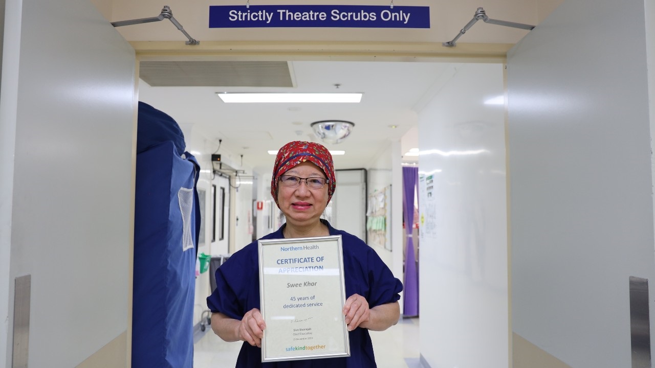 Swee Khor: 45 years of service