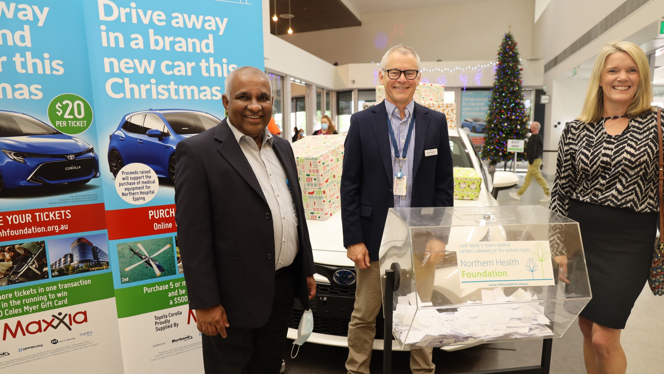 Find out who’s driving away in a new car this Christmas!
