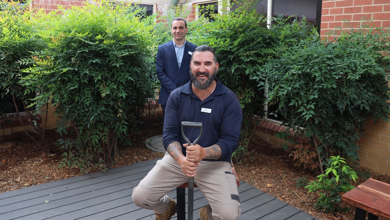 Safe, kind and outdoors: new courtyard opens