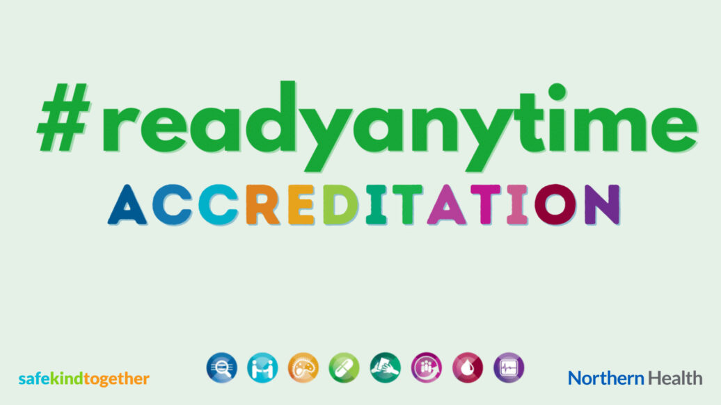 #ReadyAnytime for accreditation