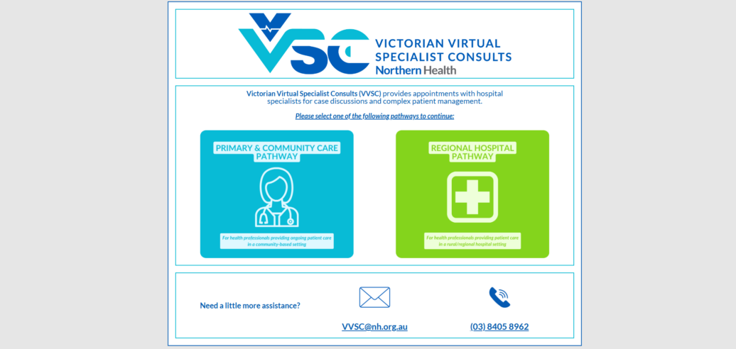 Victorian Virtual Specialist Consults (VVSC) launches new website