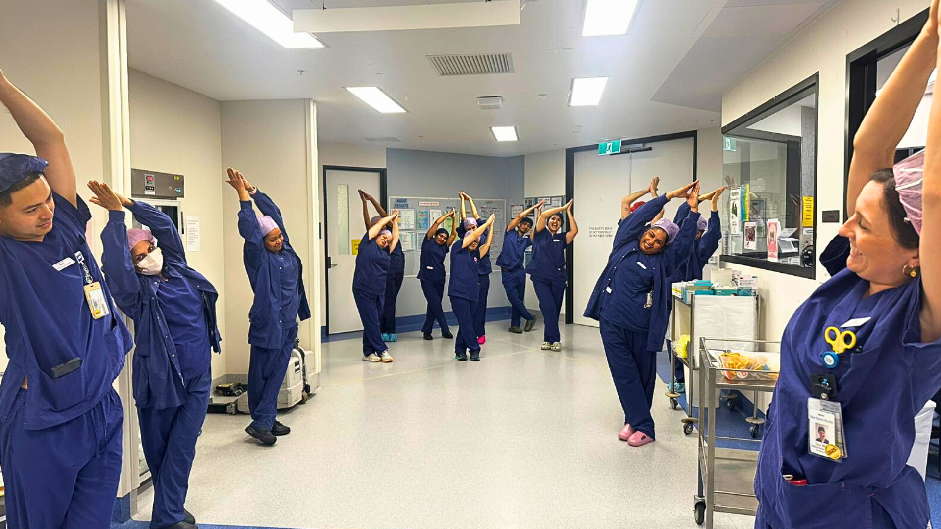 Supporting staff wellbeing through morning movement