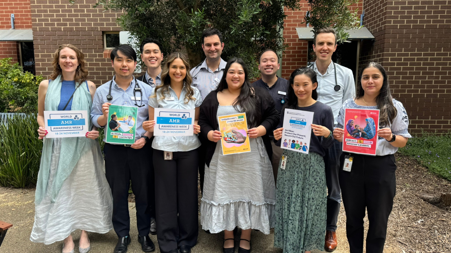 Go blue for antimicrobial resistance